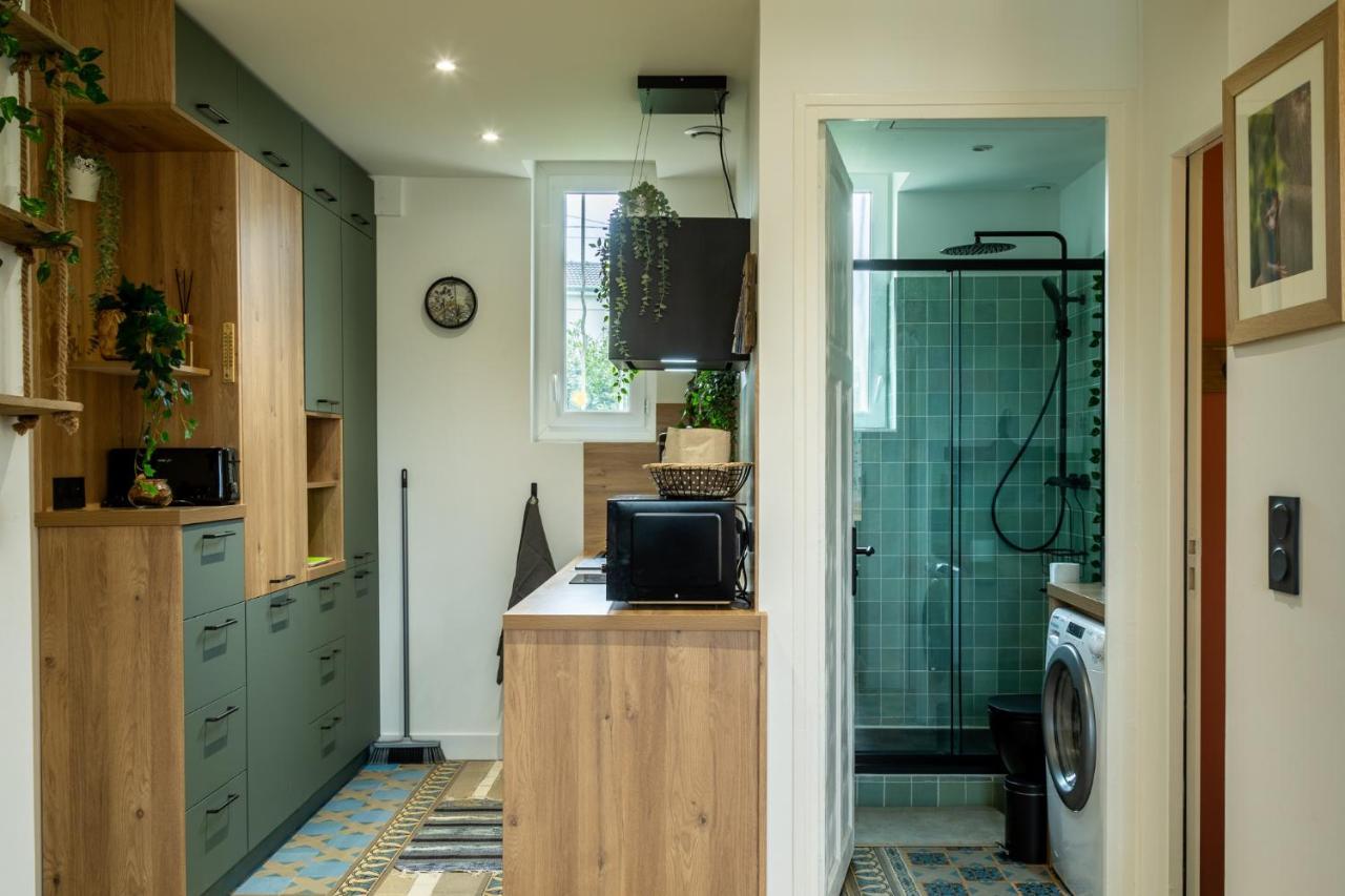 Suite Jungle - Jardin, Netflix Et Parking - Le Manoir Aux Pommes Orbec Buitenkant foto