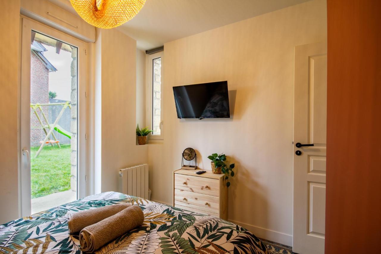 Suite Jungle - Jardin, Netflix Et Parking - Le Manoir Aux Pommes Orbec Buitenkant foto
